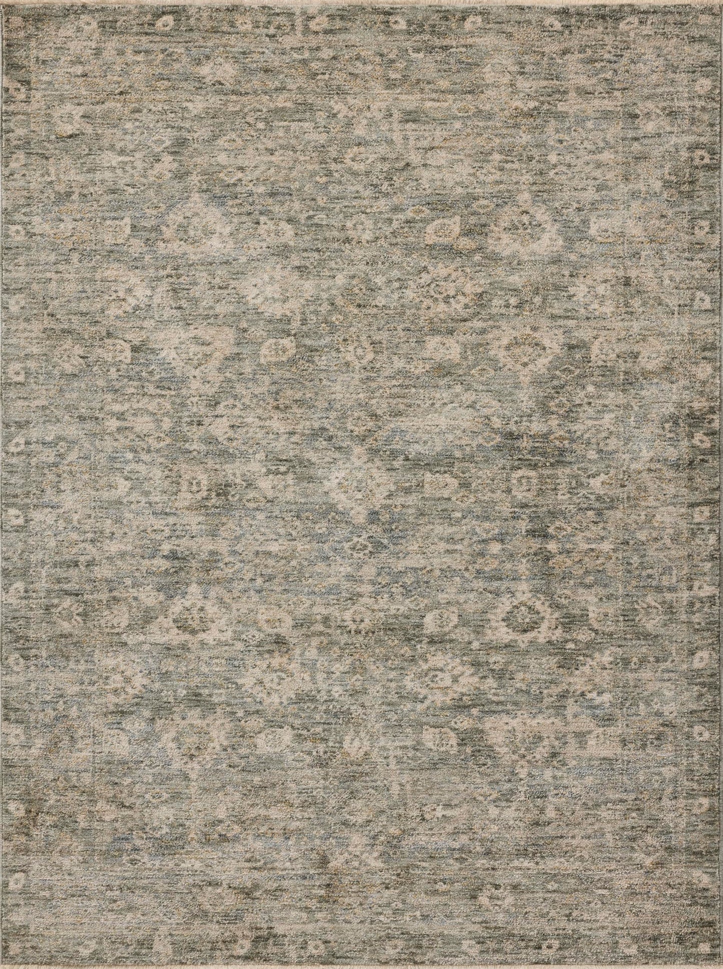 Loloi Magnolia Home by Joanna Gaines Junie Collection JUE-06 Lagoon/Natural 11'-6" x 15'-7", .38" Pile Height, Area Rug