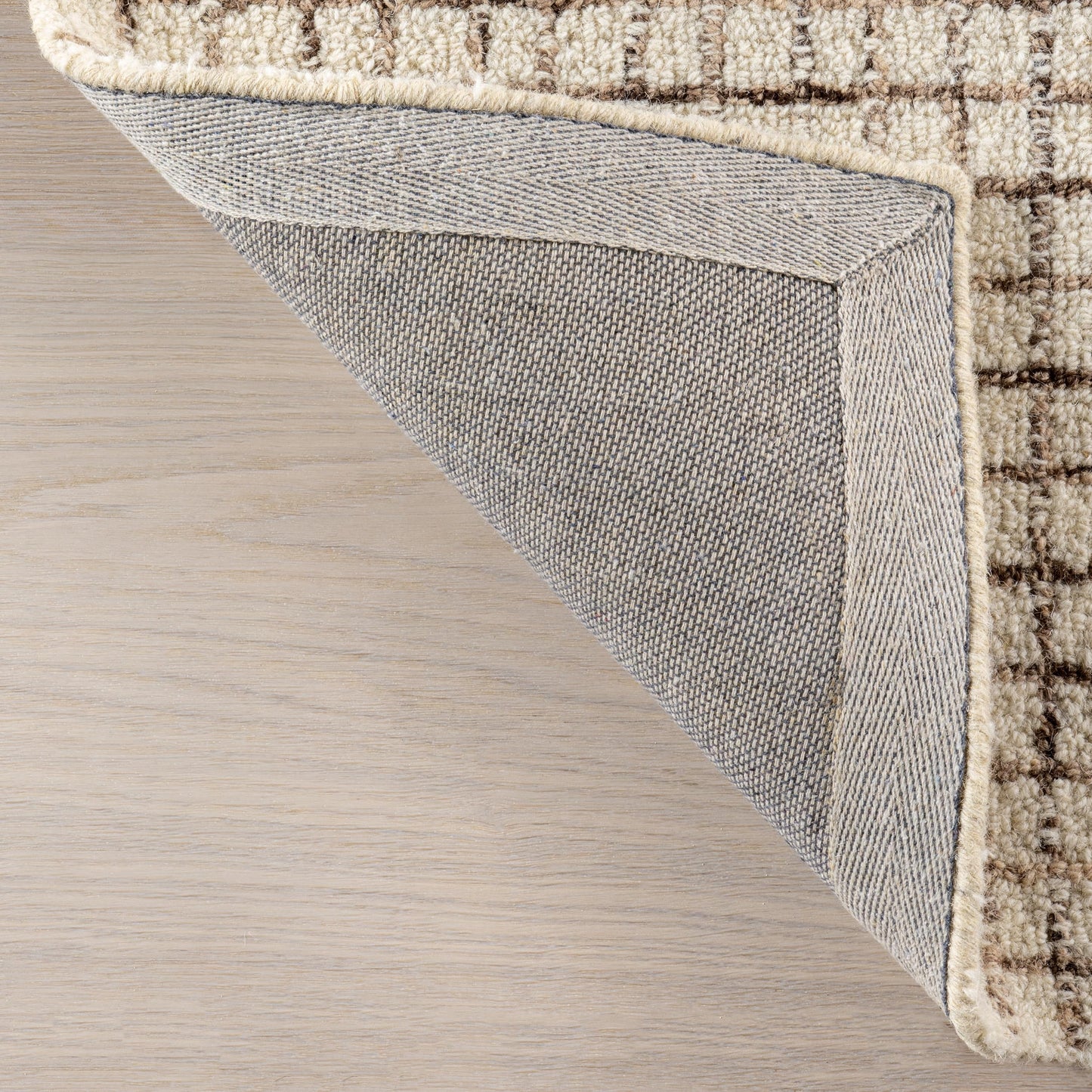 Rugs USA Melrose Cream, 6' x 9', Handmade, Wool & Cotton, Soft and Cozy, High Traffic, Stain Resistant, Easy Clean, Durable Area Rug for Bedroom, Living Room, Dining Space, Den, Entryway