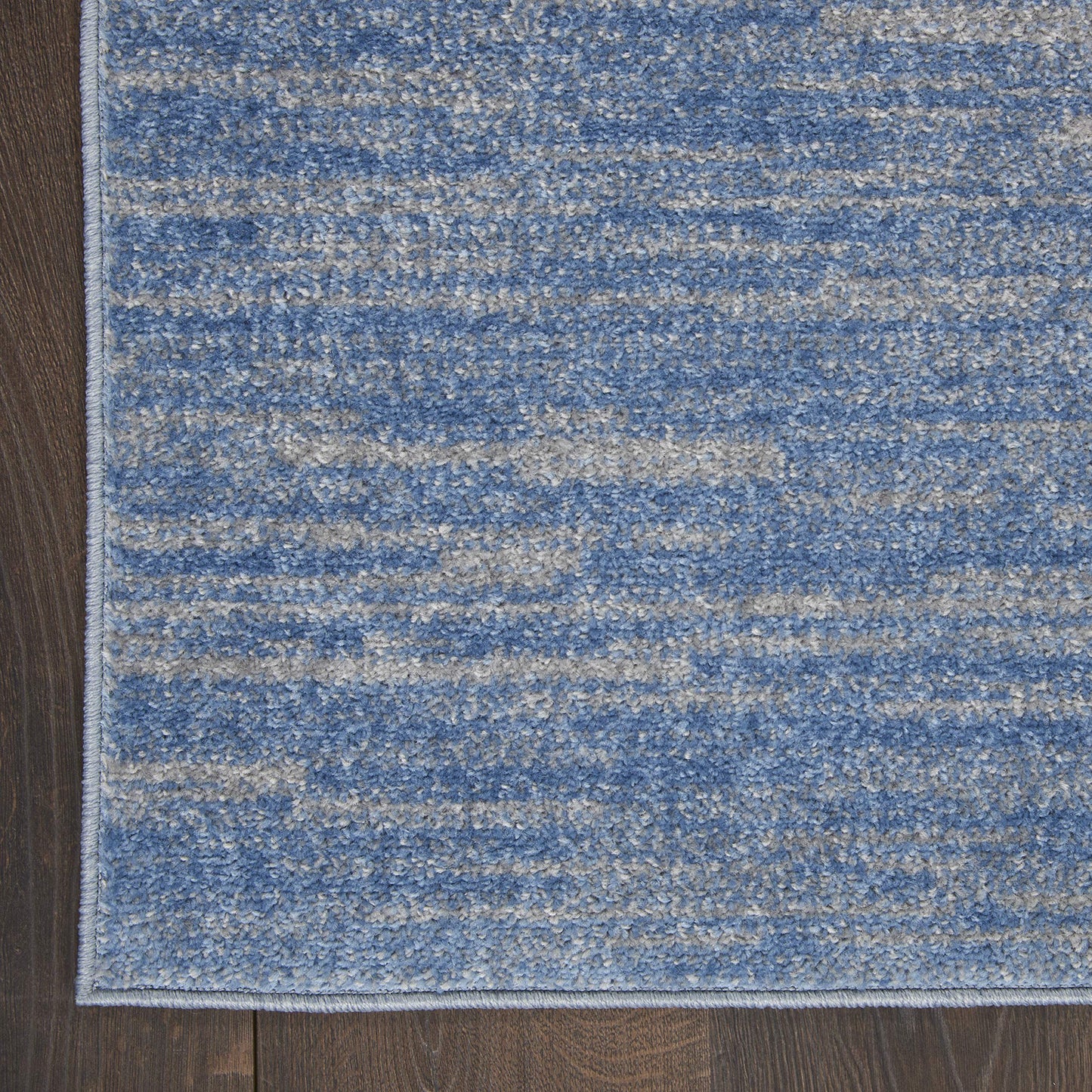 Nourison Home Nourison Essentials Blue Grey 7' x 10' Area Rug - Easy Clean, Non Shedding, Bed Room, Living Room, Dining Room, Kitchen (7' x 10')