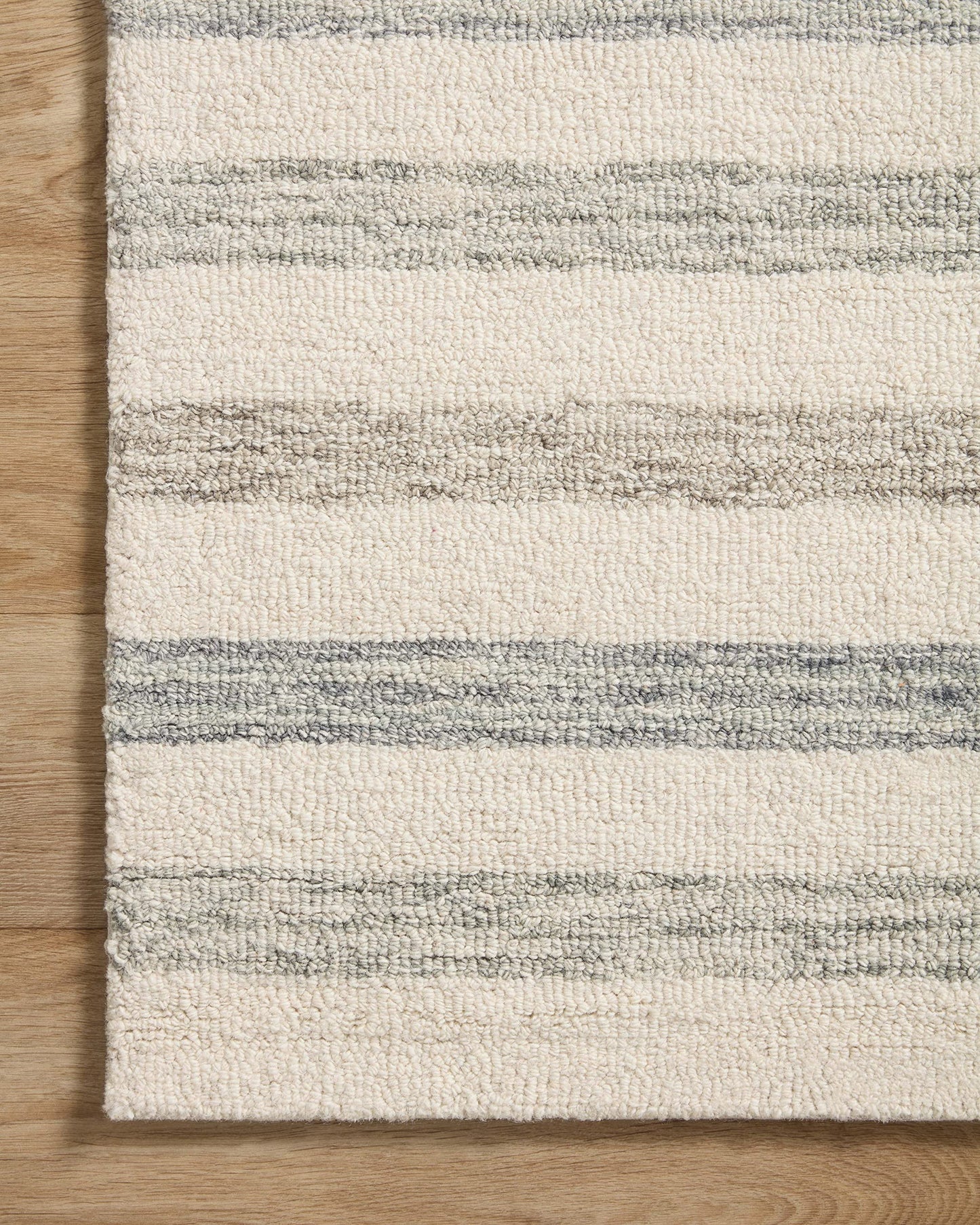 Loloi Chris Loves Julia Chris Collection CHR-05 Ivory/Slate 9'-3" x 13', .50" Pile Height, Area Rug