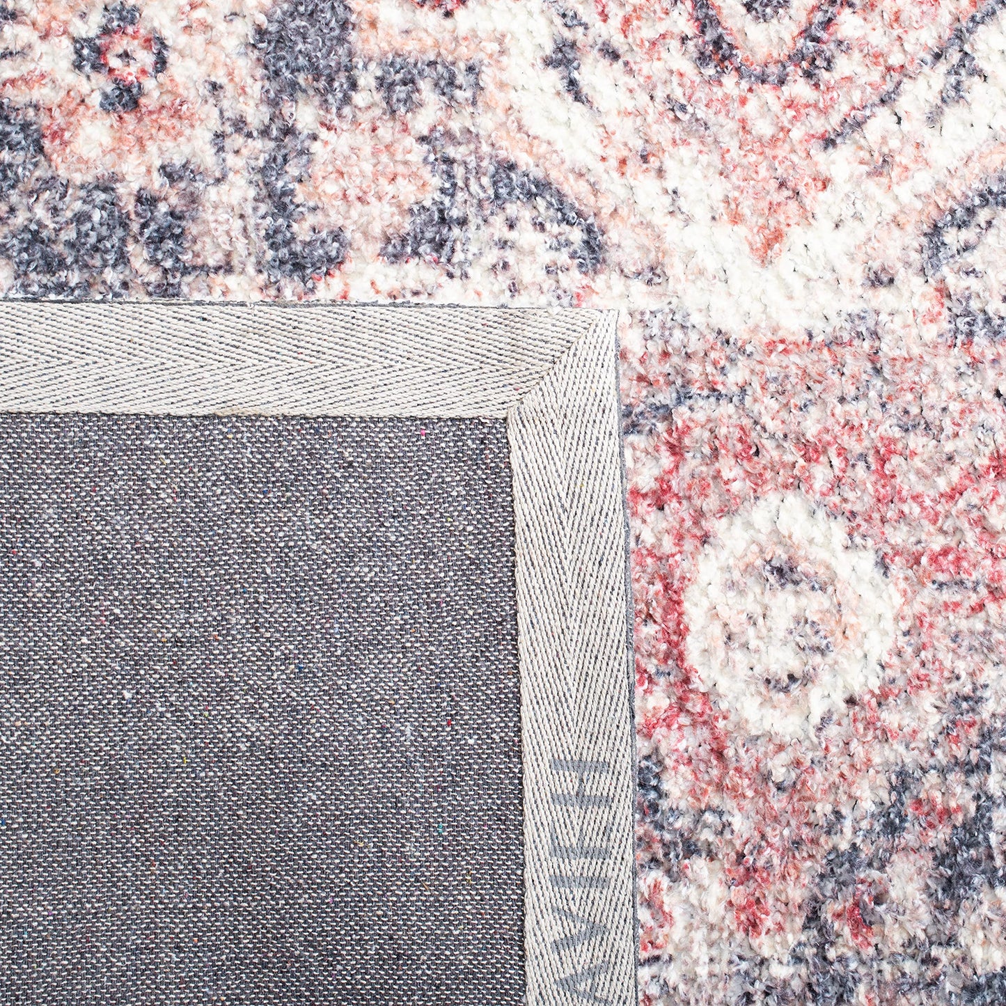 SAFAVIEH Classic Vintage Collection Accent Rug - 3' x 5', Red & Blue, Handmade Oriental Medallion Distressed, Ideal for High Traffic Areas in Entryway, Living Room, Bedroom (CLV203Q)