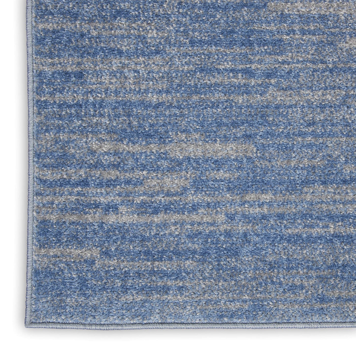 Nourison Home Nourison Essentials Blue Grey 7' x 10' Area Rug - Easy Clean, Non Shedding, Bed Room, Living Room, Dining Room, Kitchen (7' x 10')