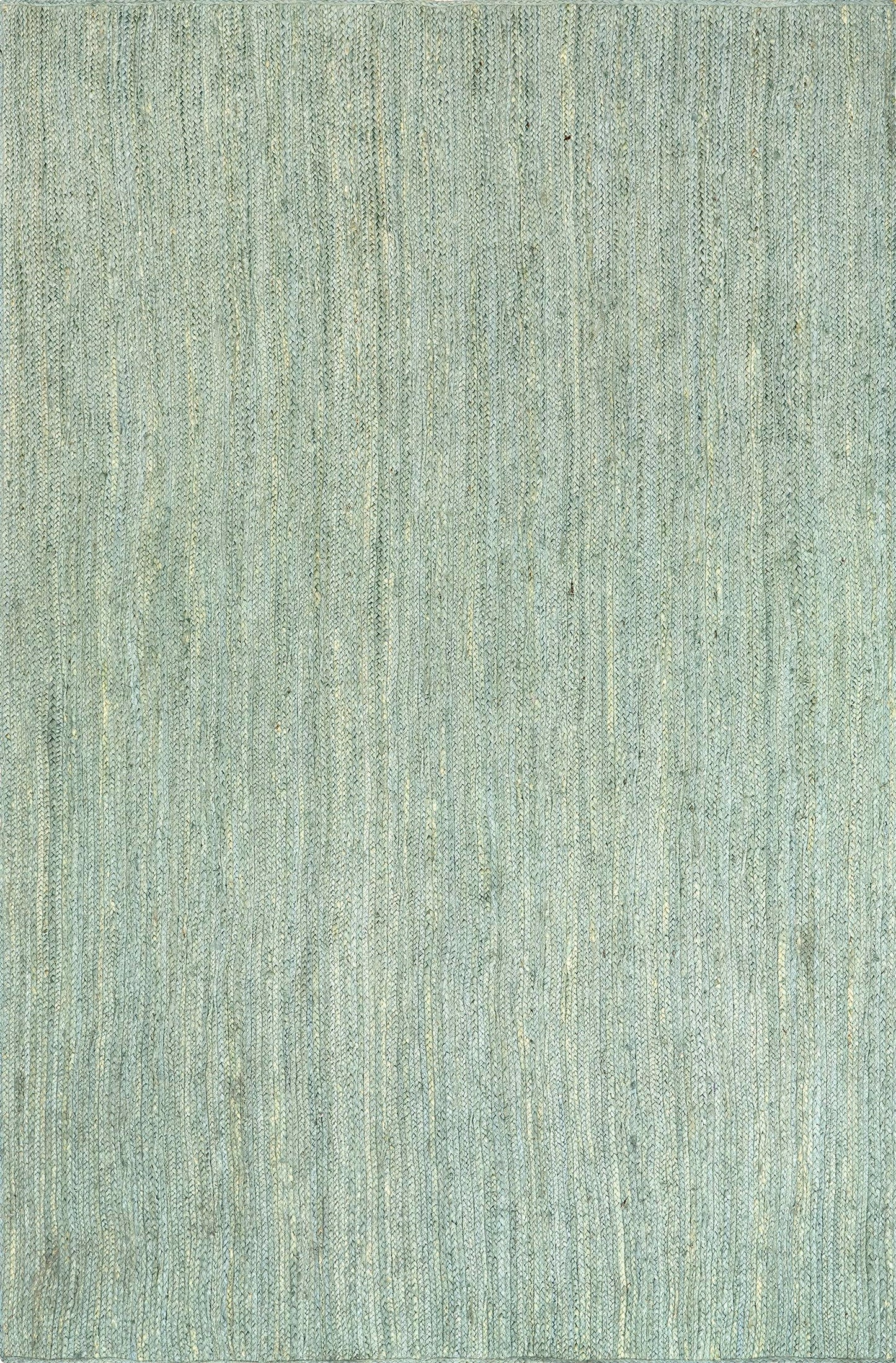 nuLOOM 8x10 Rigo Jute Hand Woven Area Rug, Green, Solid Farmhouse Design, Natural Fiber, For Bedroom, Living Room, Dining Room, Hallway, Office, Kitchen, Entryway