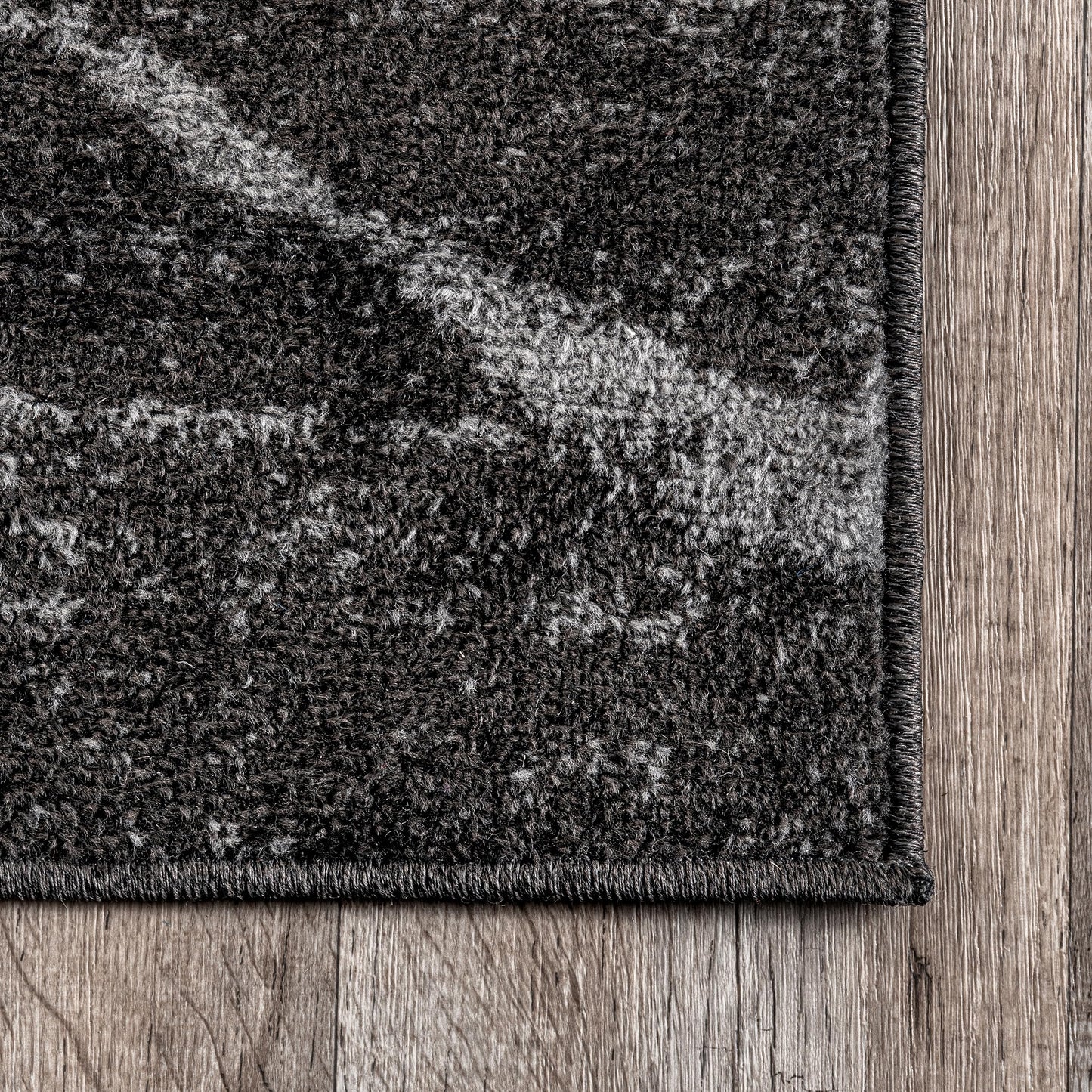 Nuloom Thigpen Charcoal/Grey, 7'6" x 9'6", Soft and Cozy, High Traffic, Stain Resistant, Easy Clean, Non-Shed, Durable Area Rug for Bedroom, Living Room, Dining Space, Den, Foyer, Entryway