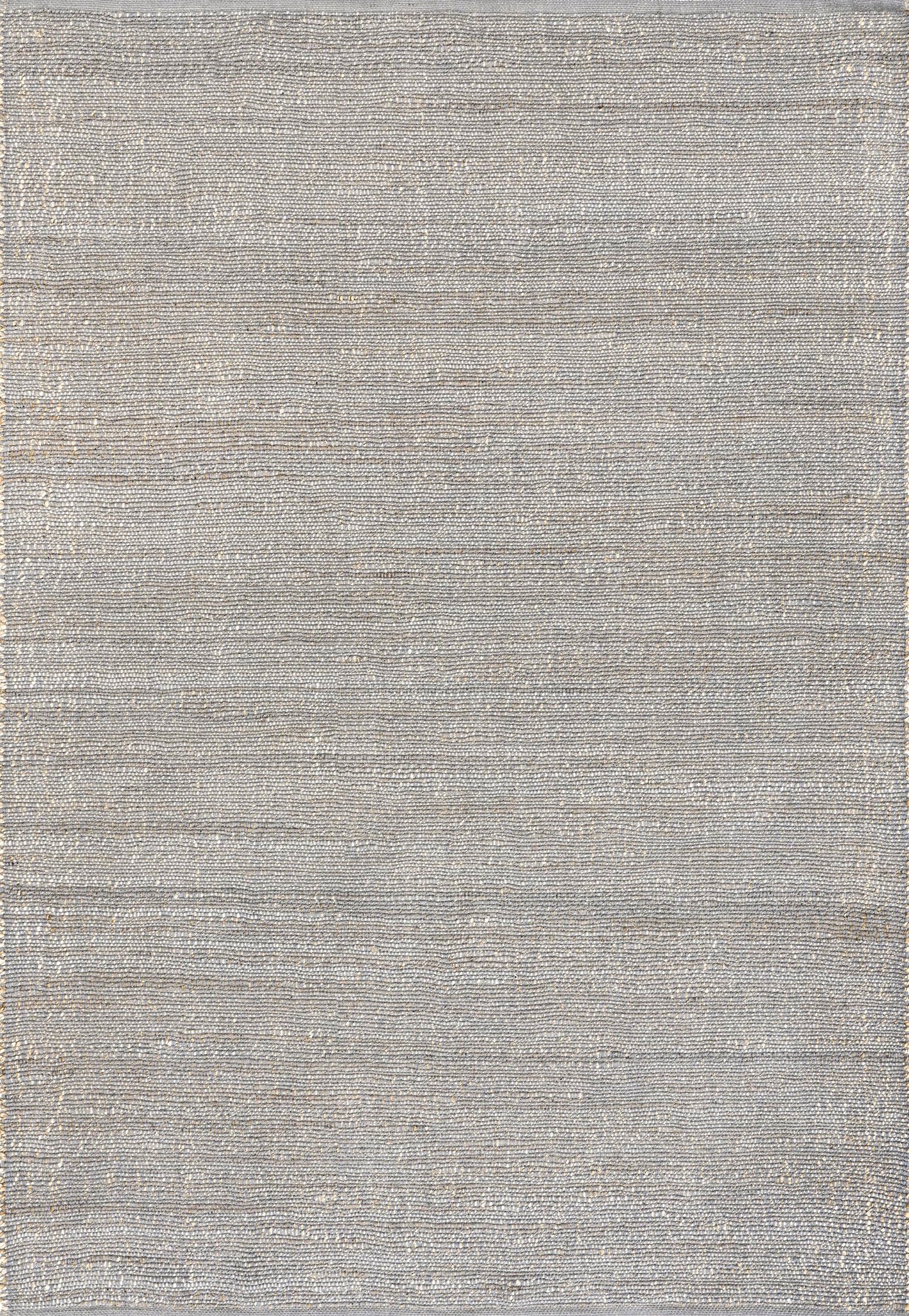 nuLOOM 3x5 Elfriede Jute & Cotton Hand Woven Area Rug, Grey, Solid Rustic Farmhouse Style, Weaved Design, Natural Fiber, For Bedroom, Living Room, Dining Room, Hallway, Office, Entryway