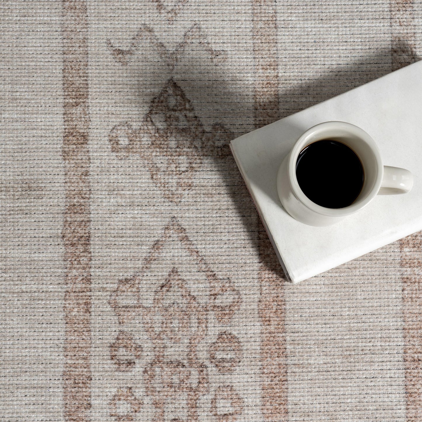 nuLOOM 5' x 8' Green Haven Collection Indoor Area Rug, Recycled Cotton, Machine Washable, Stitched Edging, Flat Woven, Silvana Taupe