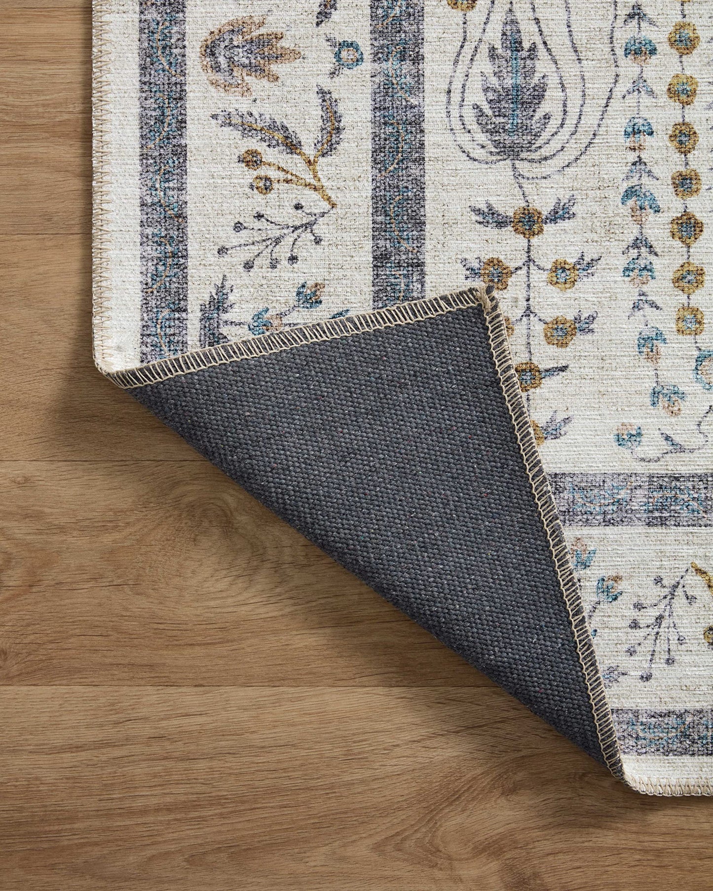 Loloi Rifle Paper Co. Maison Collection MAO-05 Wisteria Cream 7'-6" x 9'-6", .19" Pile Height, Area Rug