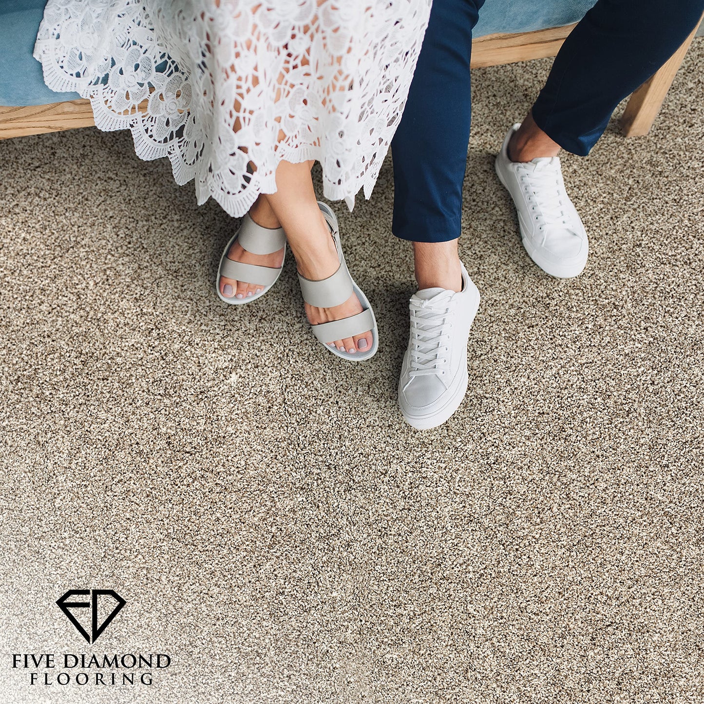 Eclipse Peel and Stick Carpet Tiles, Attached Cushion, Easy DIY Install, Soft Residential Carpet, American Made, Seamless Appearance, Plush, Great for Area Rug (10 Tiles - 22.5 Square Feet, Equinox)