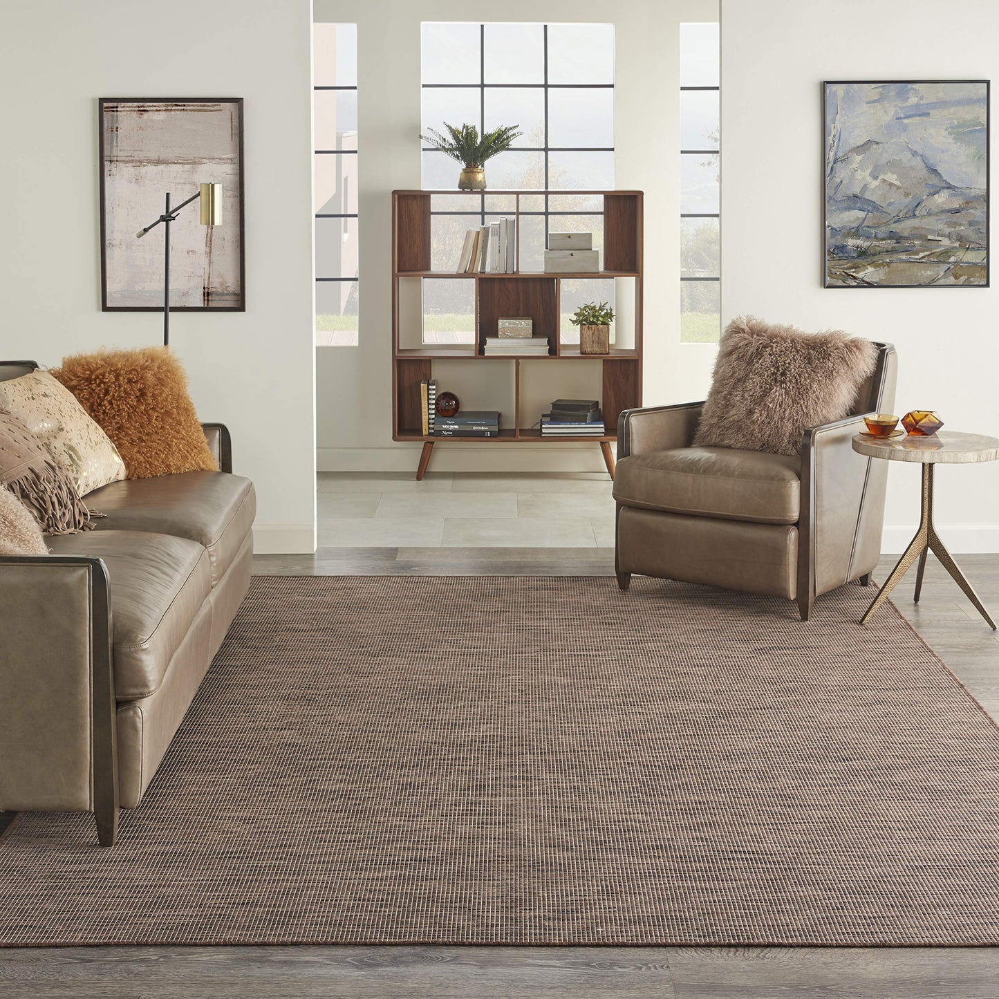 Nourison Home Positano Natural 8' x 10' Area Rug - Easy Clean, Non Shedding, Bed Room, Living Room, Dining Room, Kitchen (8' x 10')