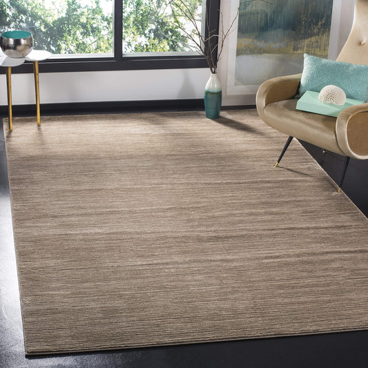 SAFAVIEH Area Rug 6x9 - Vision Collection - Light Brown, Modern Ombre Design, Non-Shedding & Easy to Clean, Ideal for Living Room, Bedroom, Dining Space (VSN606C)