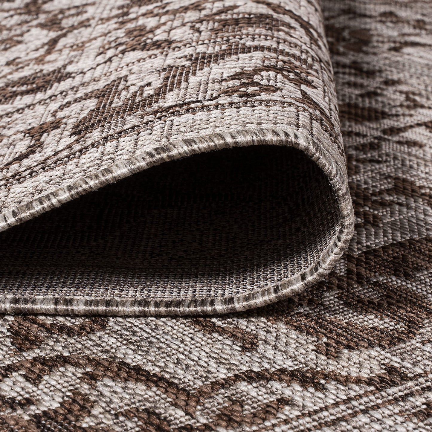 JONATHAN Y Ornate Medallion Indoor Outdoor Area Rug 3X5 Brown/Beige, Jerash for Backyard, Patio, Porch, Easy-Cleaning, High Traffic, Pet-Friendly, Non-Shedding (SMB115A-3)