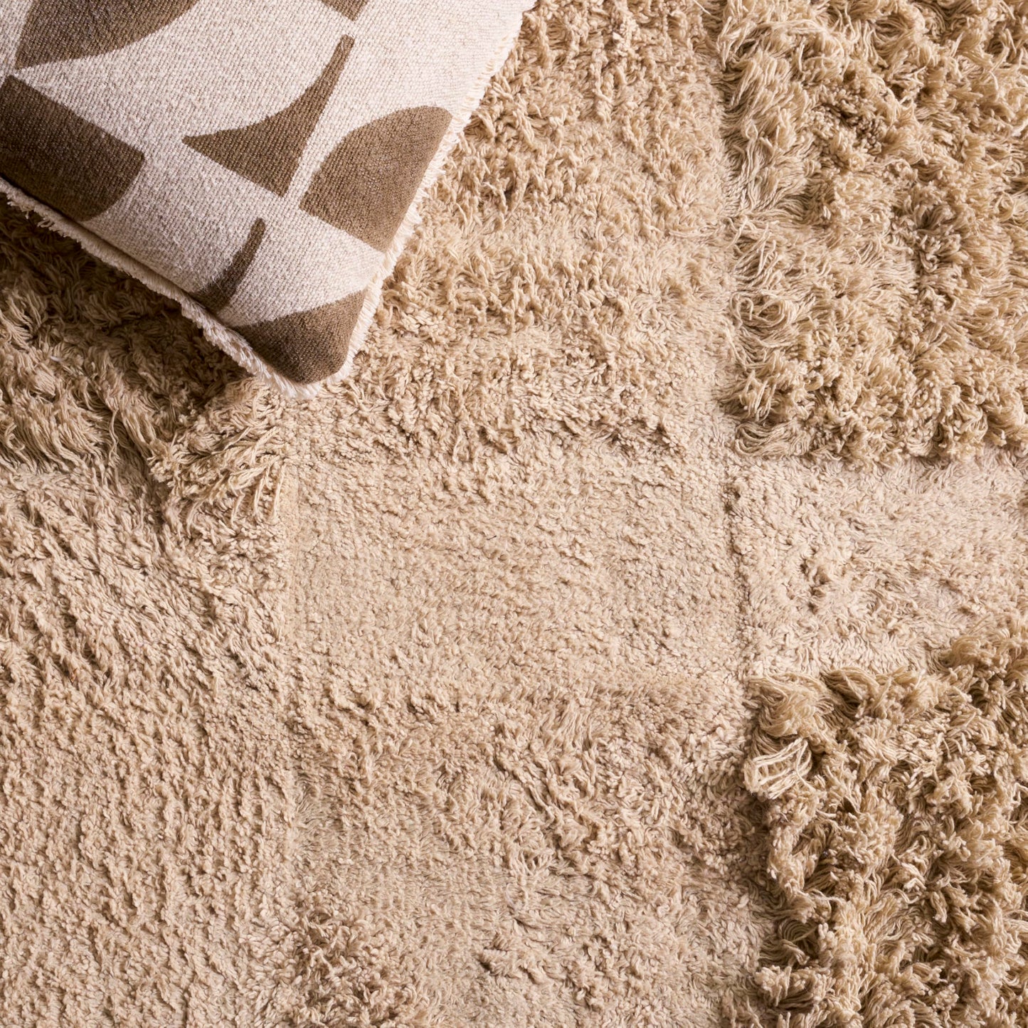 SAFAVIEH Washable Rug Easy Care Collection - 5' x 8', Beige, Handmade Cotton, Easy to Clean, Ideal for Living Room, Bedroom, Dining Space (ECR225B)