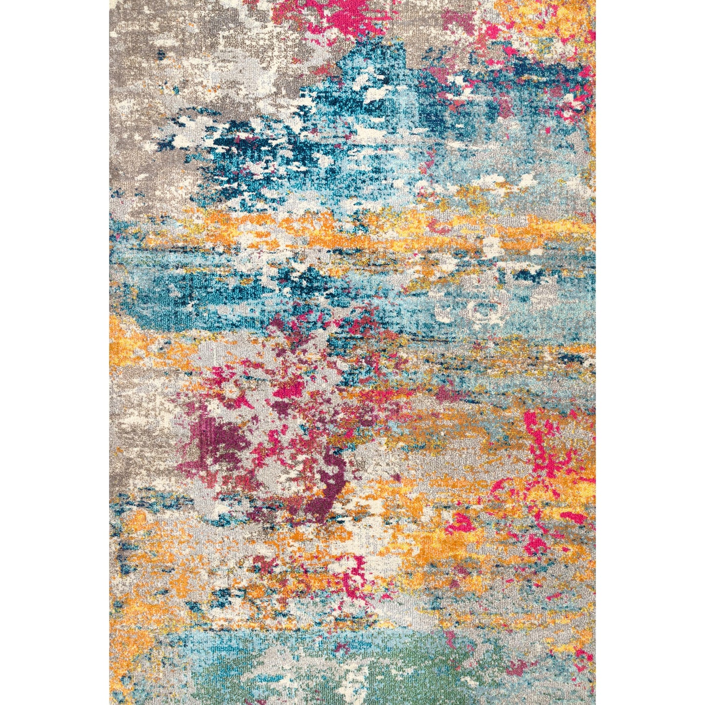 Nuloom Monet Multicolor/Ivory, 6' x 9', Modern Abstract, Soft and Cozy, High Traffic, Stain Resistant, Easy Clean, Durable Area Rug for Bedroom, Living Room, Dining Space, Den, Foyer, Entryway