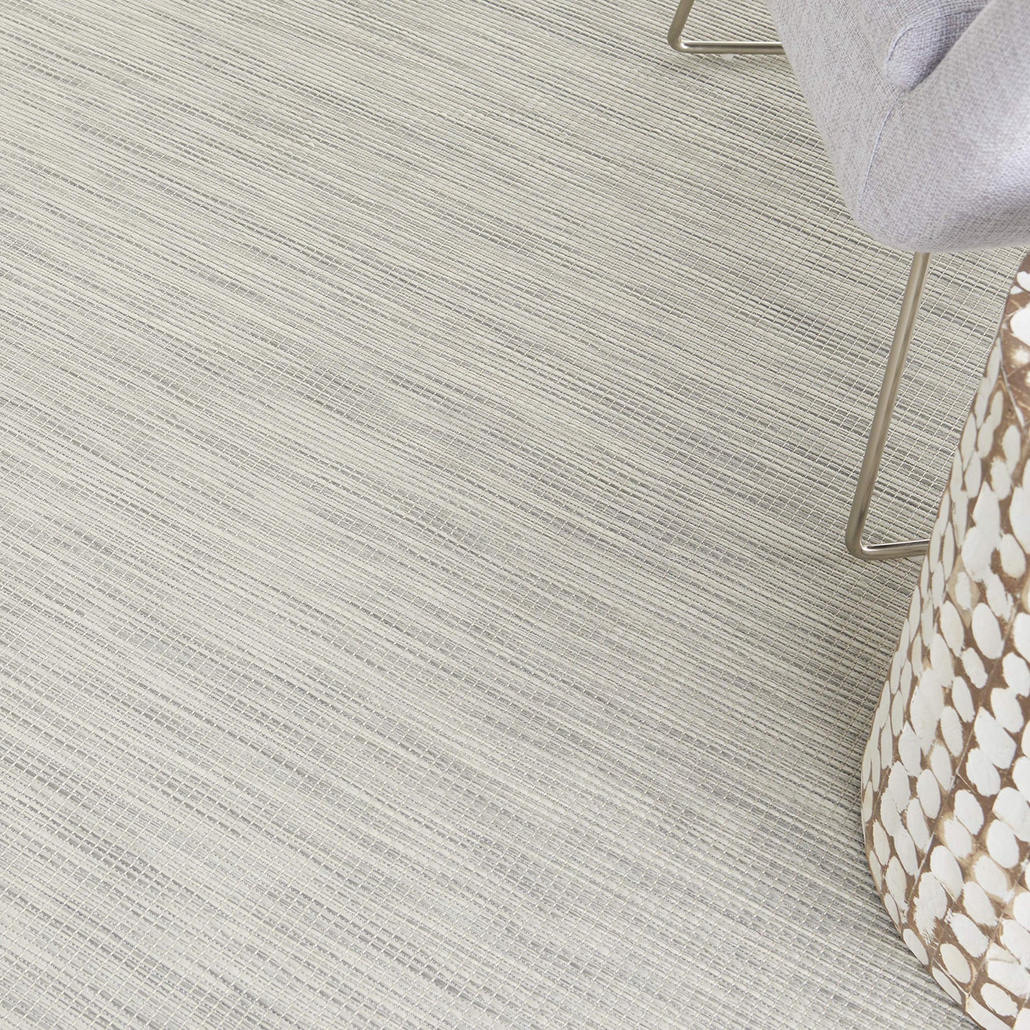Nourison Home Positano Indoor-Outdoor Light Grey 8' x 10' Area Rug, Easy Cleaning, Non Shedding, Bed Room, Living Room, Dining Room, Backyard, Deck, Patio (8x10)