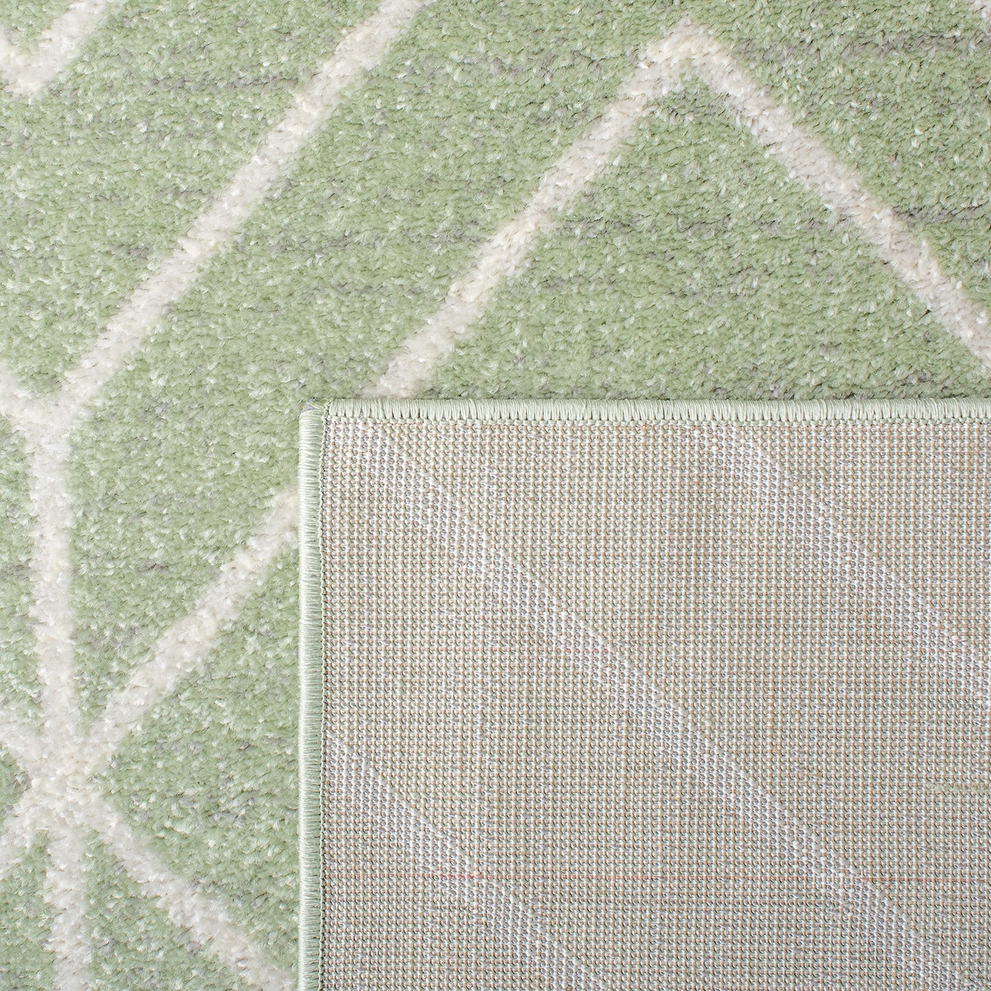 SAFAVIEH Area Rug 8x10 - Adirondack Collection - Large - Sage & Ivory, Modern Geometric Design, Non-Shedding & Easy Cleaning, Ideal for Living Room, Bedroom, Office, Dining Space (ADR241Y)