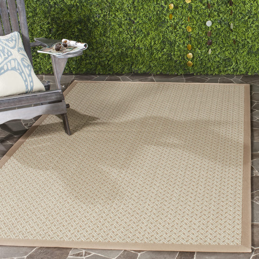 SAFAVIEH Natural Fiber Collection Area Rug - 10' x 14', Ivory & Natural, Jute Sisal & Jute Design, Ideal for High Traffic Areas in Living Room, Bedroom (NF476A)