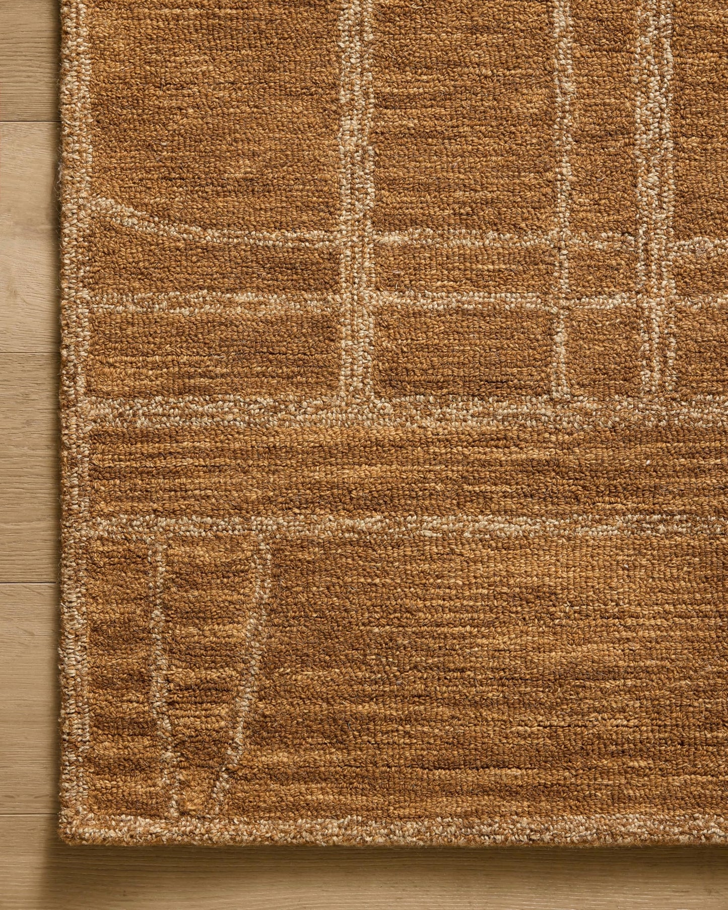 Loloi Jeremiah Brent Barrow Collection BAR-03 Clay/Natural 5'-0" x 7'-6" Area Rug