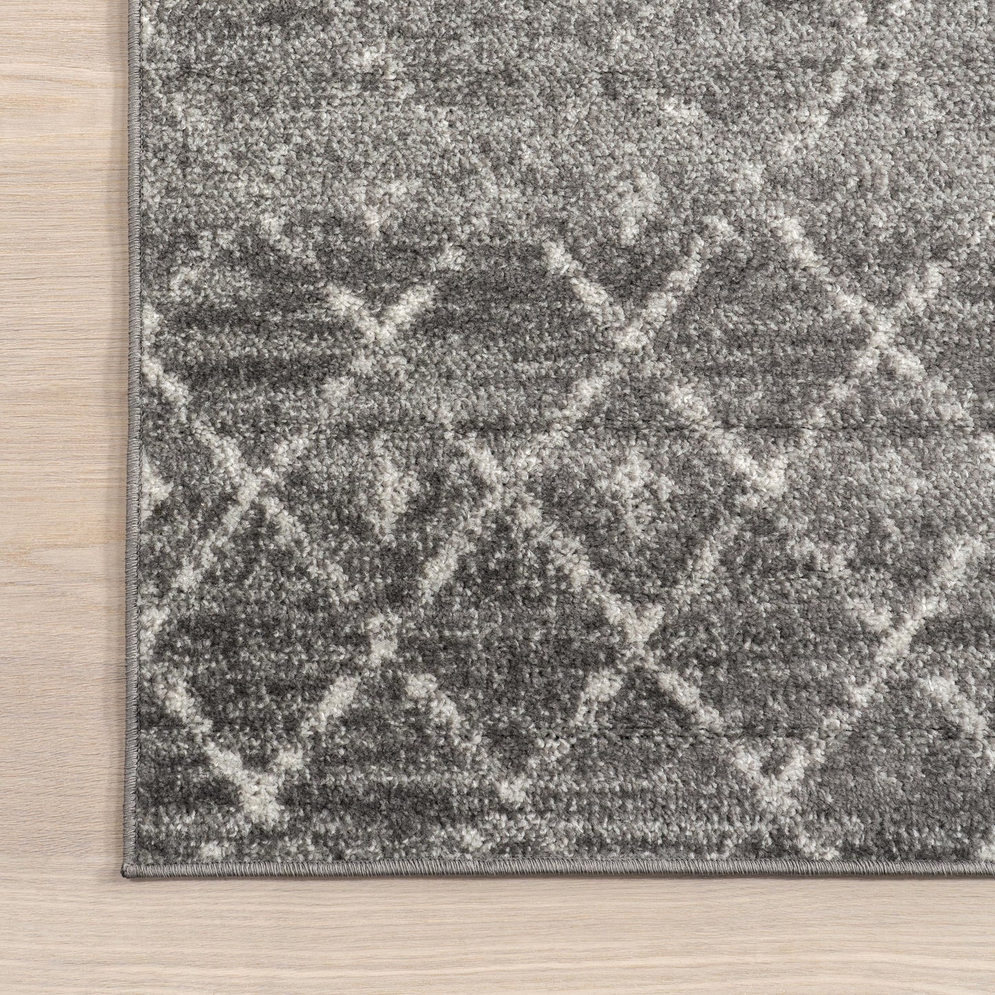 nuLOOM Oval 3x5 Moroccan Blythe Area Rug, Dark Grey, Faded Bohemian Design, Stain Resistant, For Bedroom, Dining Room, Living Room, Hallway, Office, Kitchen, Entryway