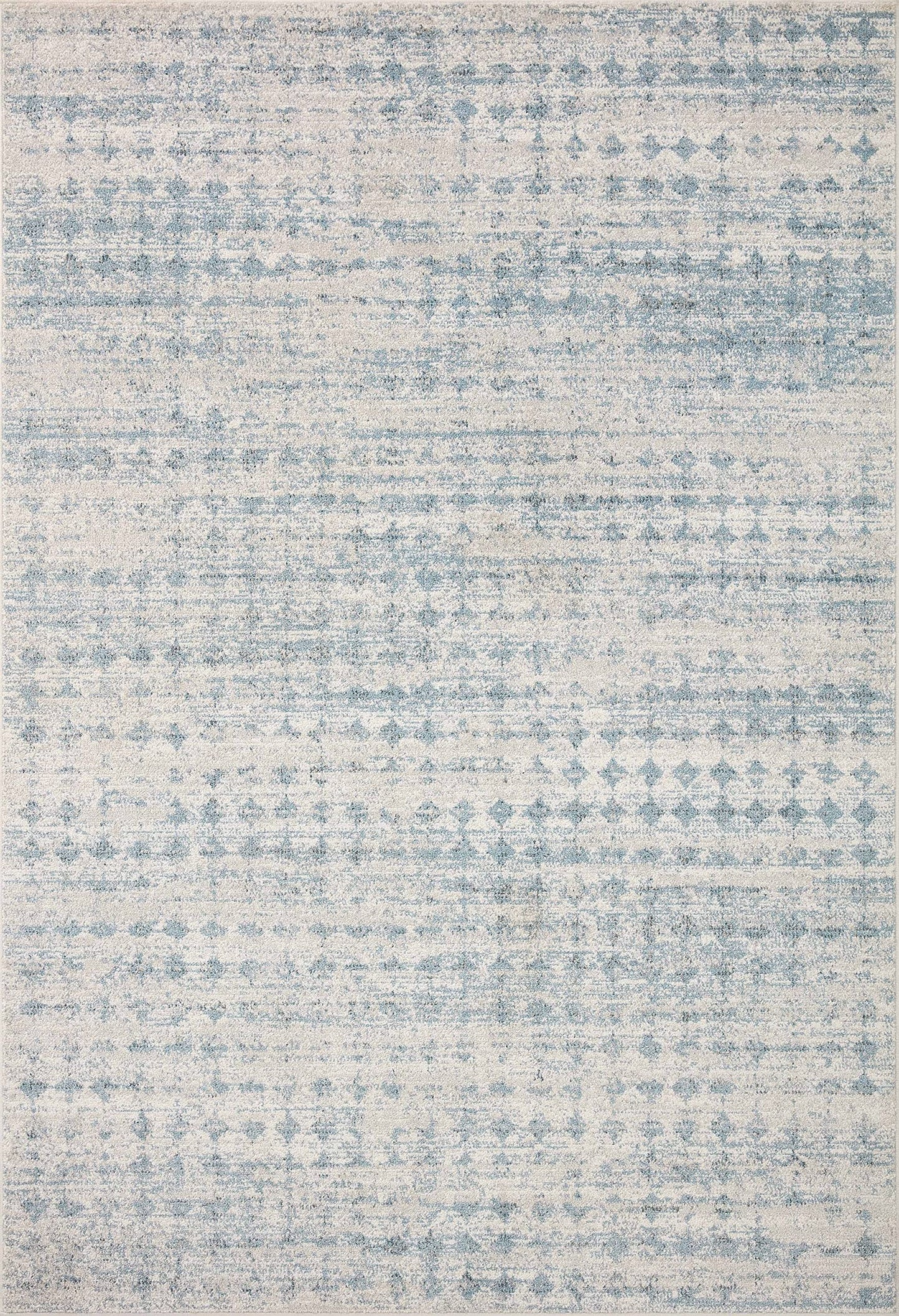 Loloi Kamala Collection KAM-04 Sky/Dove 6'-7" x 9'-6" Area Rug