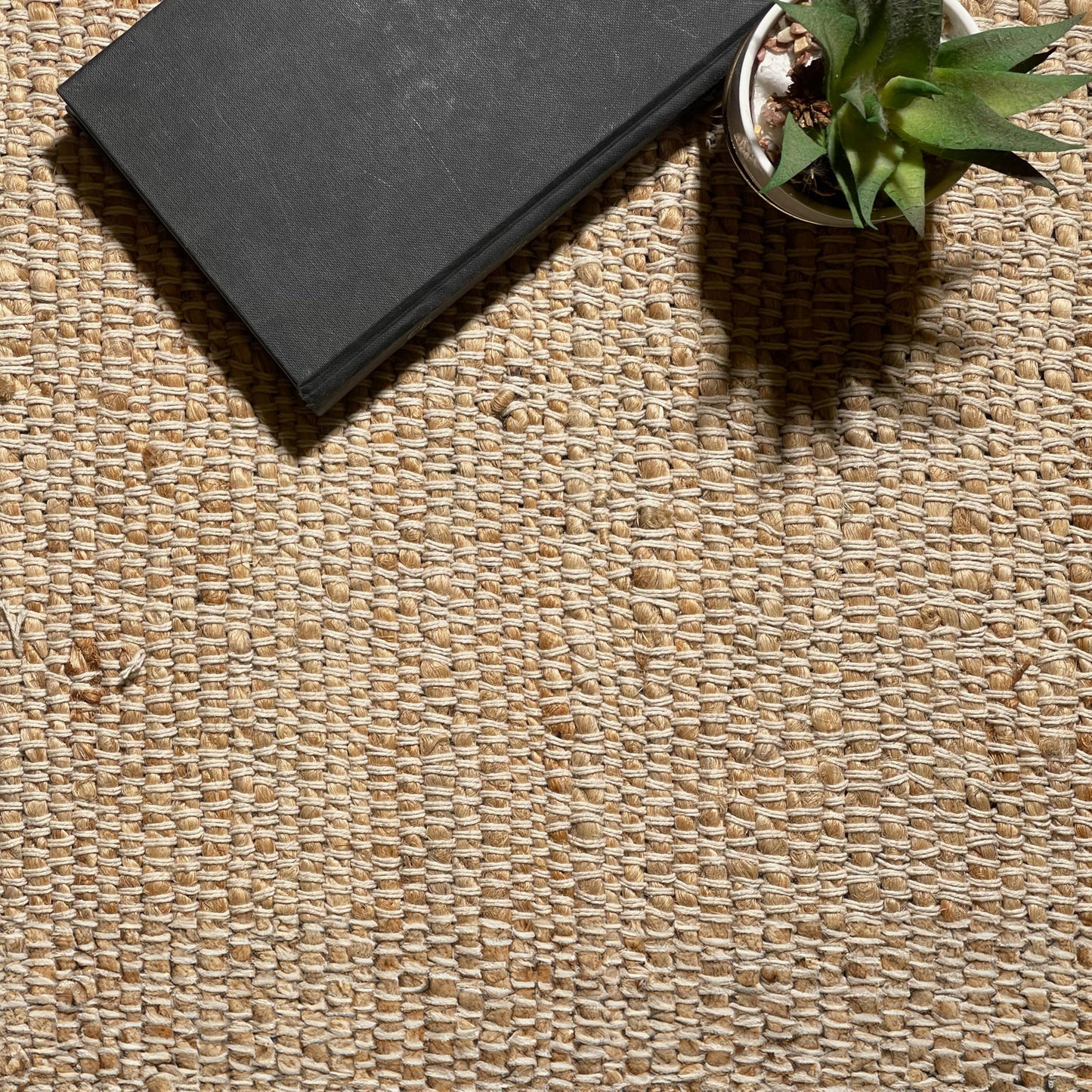 Chardin home 2x3 Jute Cotton Hand Woven Doormat Rug, Natural Jute Braided Entryway Mat | Rustic Boho Farmhouse Reversible Accent Rug for Front Door, Kitchen, Bedroom, or Bathroom | Natural Fiber Rug