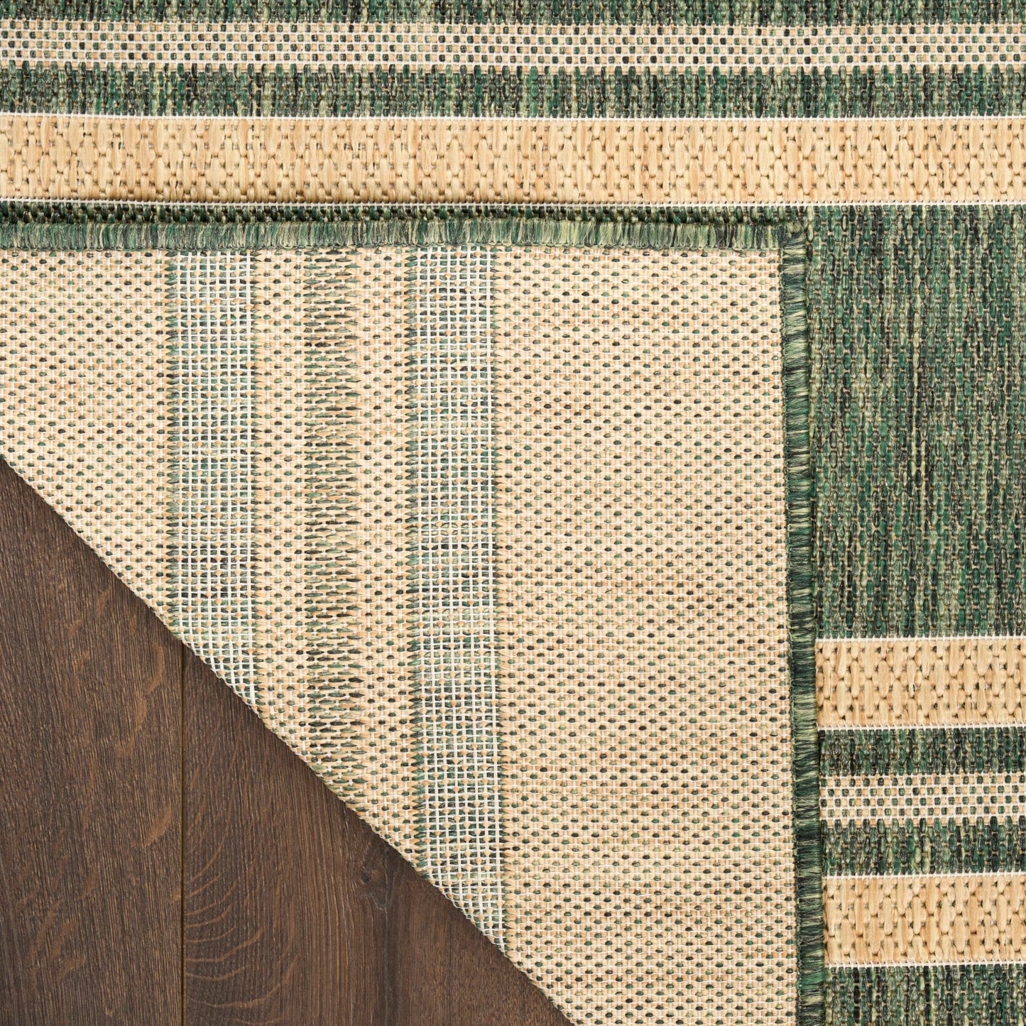 Nourison Home Horizon Indoor/Outdoor Green 8' x 10' Area Rug - Easy Clean, Non Shedding, Bed Room, Living Room, Dining Room, Kitchen (8' x 10')