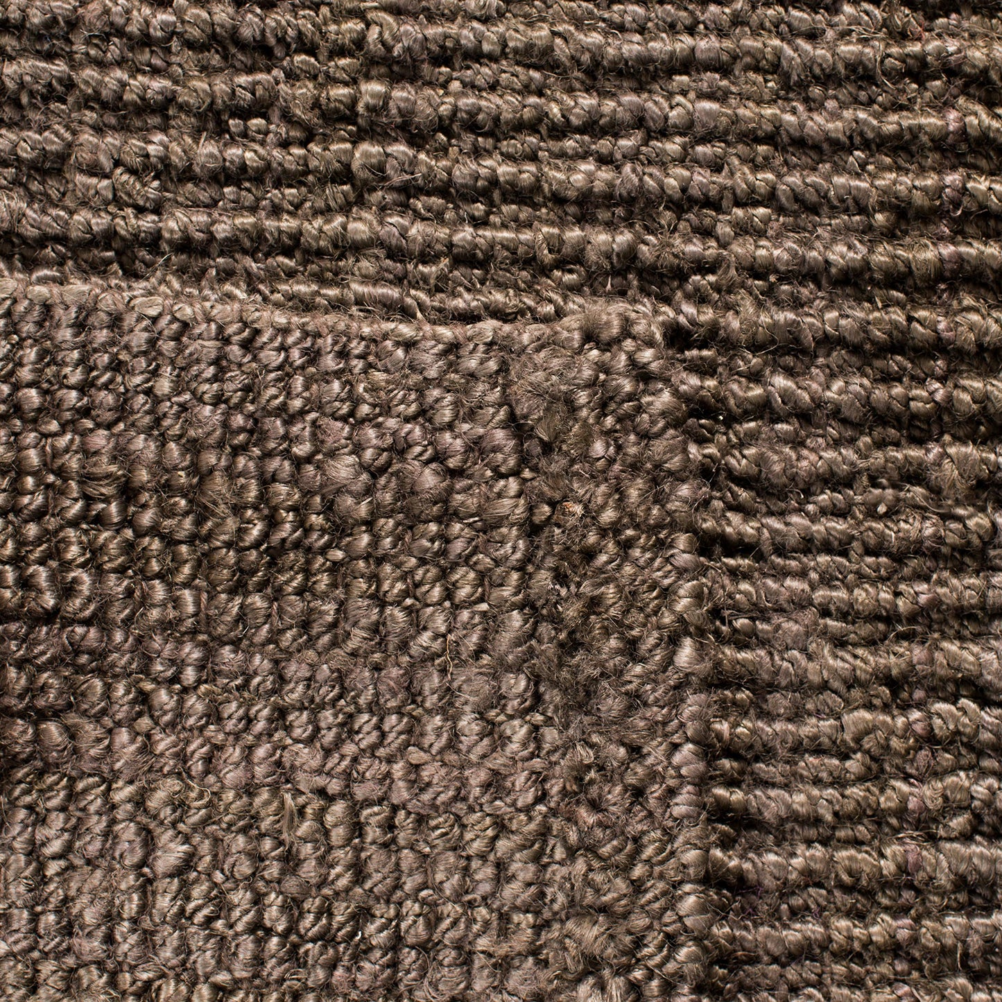 SAFAVIEH Area Rug 8' Square - Natural Fiber Collection - Brown, Handmade Jute, Farmhouse Style, Chunky Textured Thick Pile (NF447D)