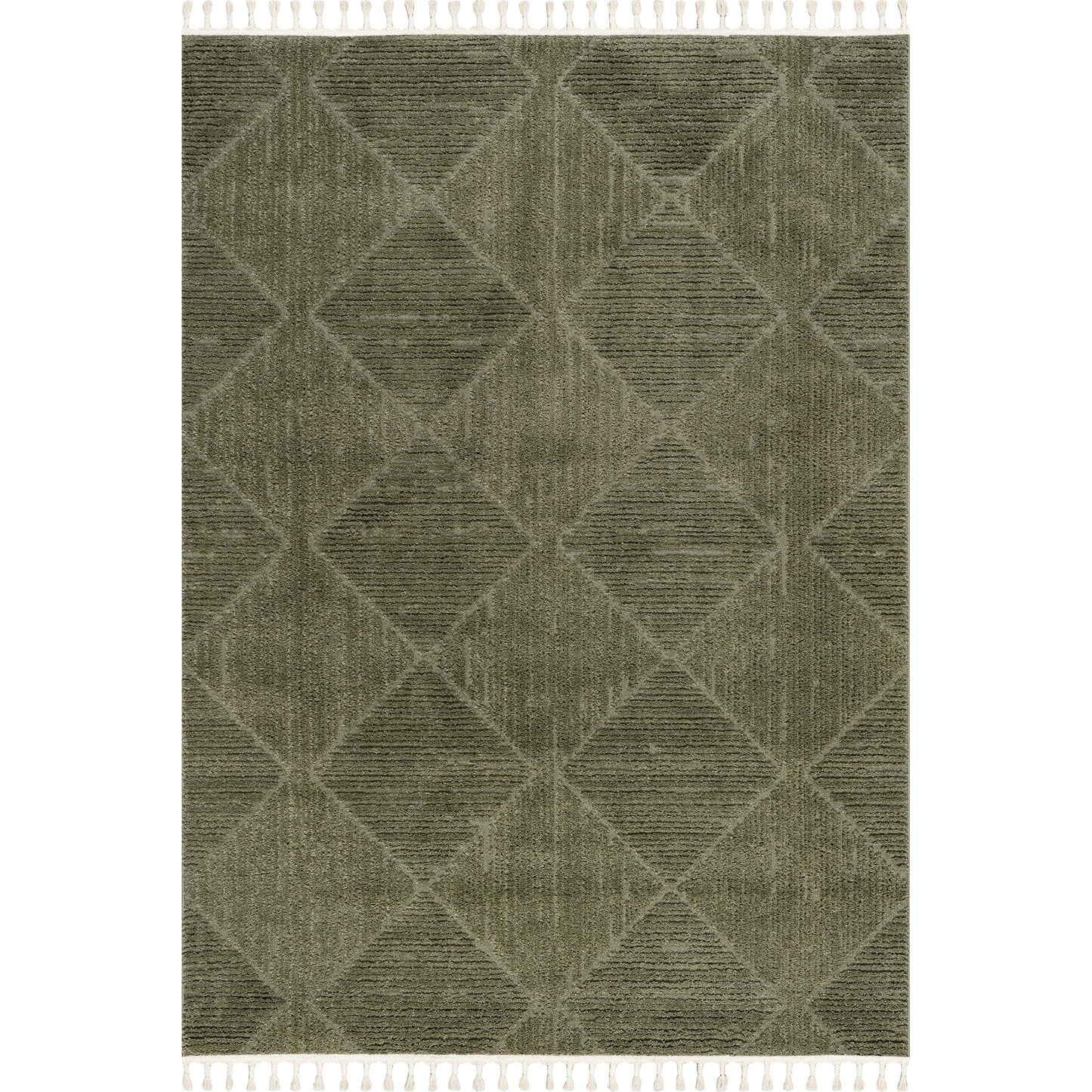 Nuloom Kerry Green, 5'3" x 7'6", Geometric, Soft and Cozy, High Traffic, Stain Resistant, Easy Clean, Durable Area Rug for Bedroom, Living Room, Dining Space, Den, Foyer, Entryway