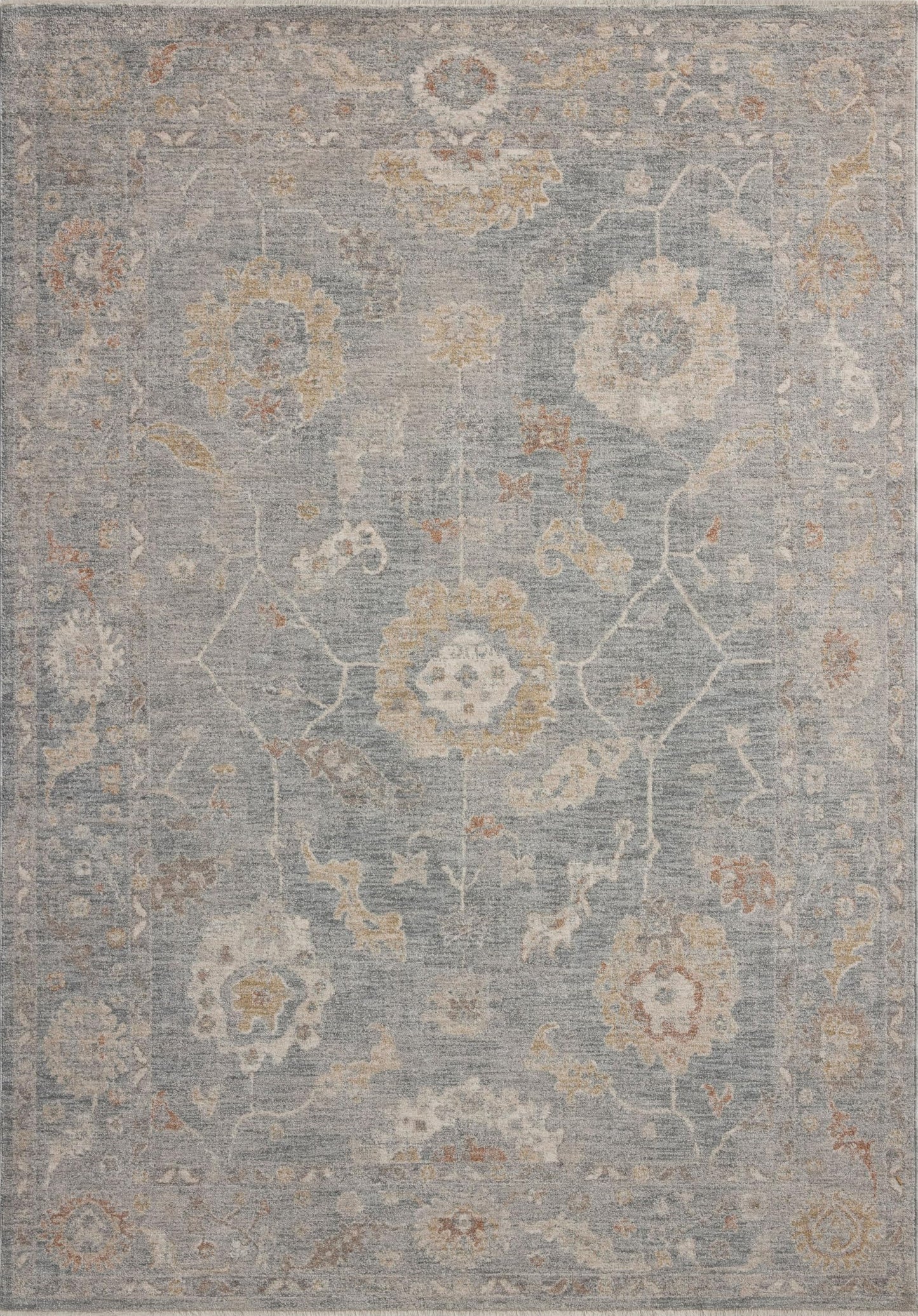 Loloi Chris Loves Julia Louisa Collection LOI-02 Ocean/Sunset 9'-6" x 13'-1", .38" Pile Height, Area Rug