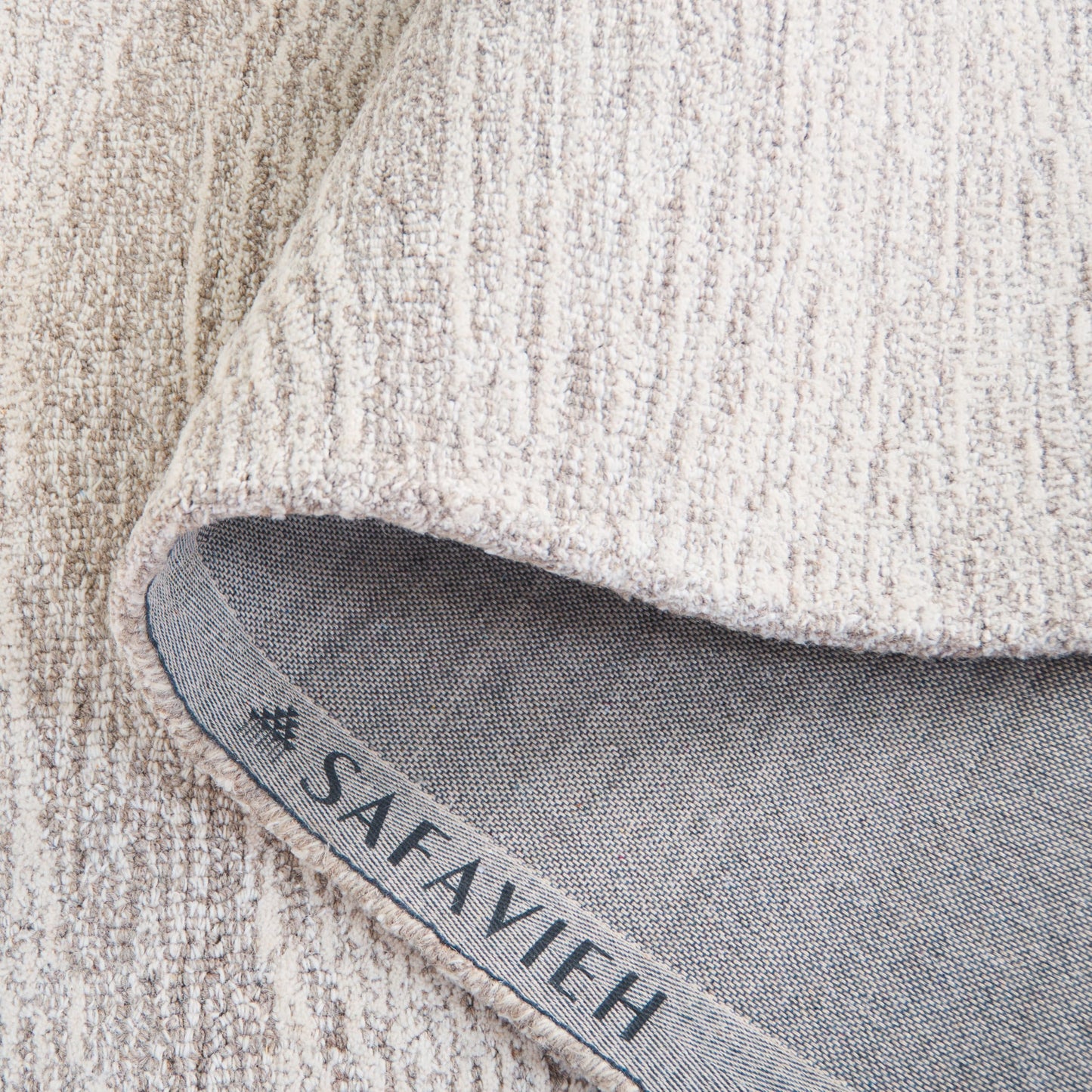 SAFAVIEH Metro Collection Area Rug - 10' x 14', Natural & Ivory, Handmade Modern Wool, Ideal for High Traffic Areas in Living Room, Bedroom (MET995A)