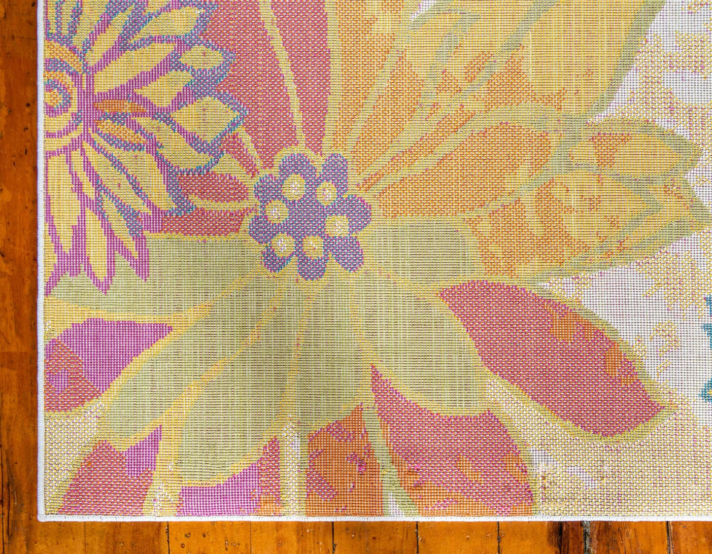 Unique Loom Lyon Collection Area Rug - Kennedy (6' 1" x 9' Rectangle, Ivory/ Green)