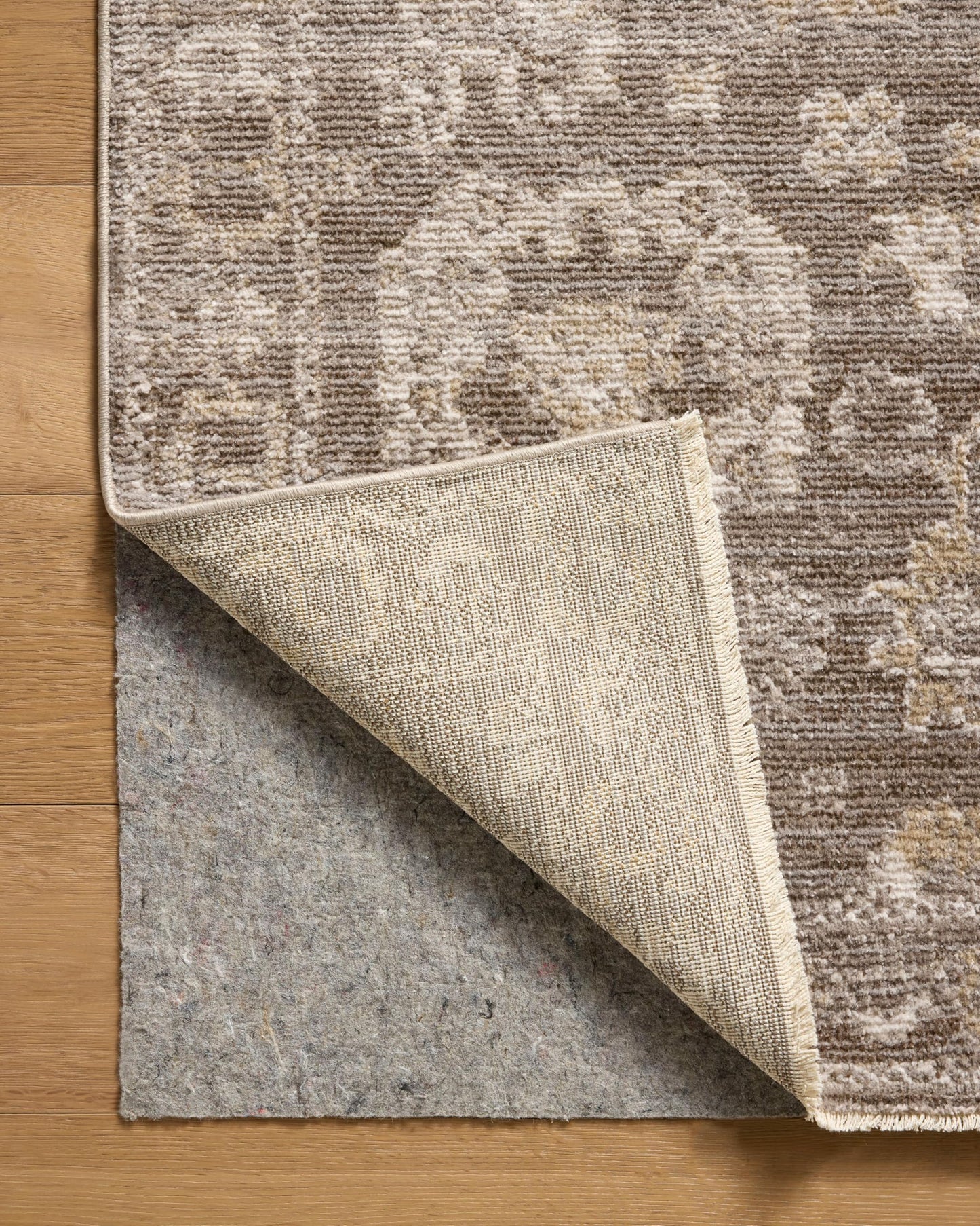 Loloi Magnolia Home by Joanna Gaines Pace Collection PAC-03 Taupe/Wheat 7'-10" x 10' Area Rug