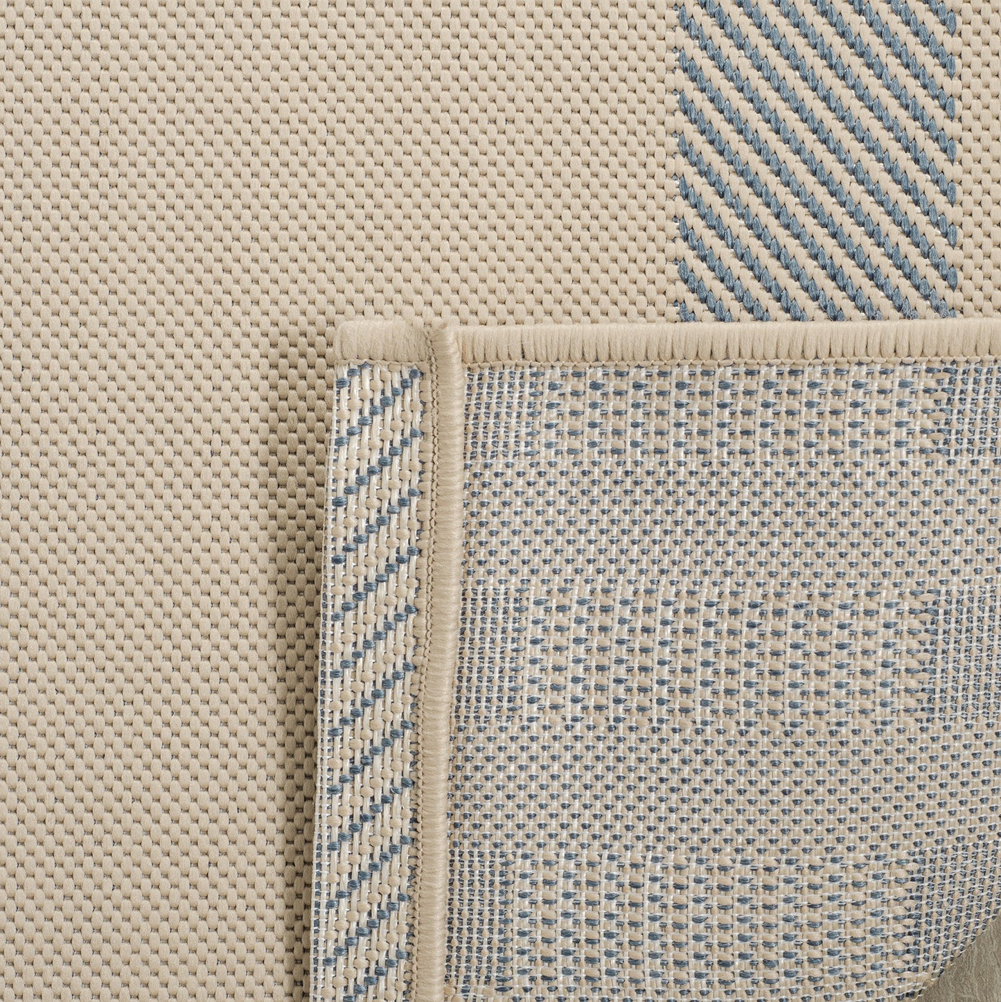 SAFAVIEH Courtyard Collection 8' x 10' Beige/Blue CY6201 Plaid Indoor/ Outdoor Patio Backyard Mudroom Area Rug