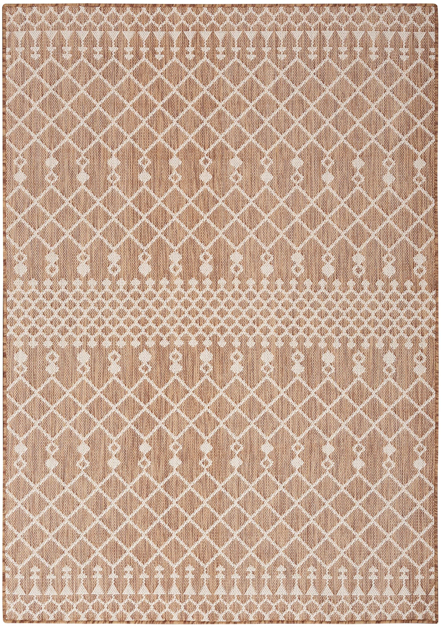 Nourison Home Positano Jute 5' x 7' Area Rug - Easy Clean, Non Shedding, Bed Room, Living Room, Dining Room, Kitchen (5' x 7')