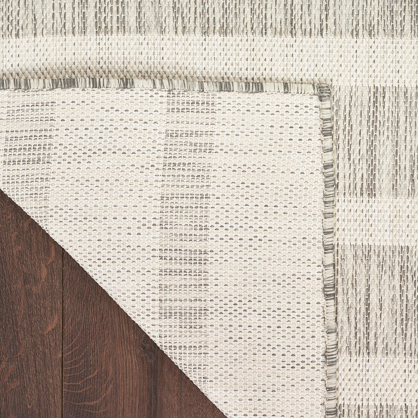 Nourison Home Positano Grey Ivory 5' x 7' Area Rug - Easy Clean, Non Shedding, Bed Room, Living Room, Dining Room, Kitchen (5' x 7')