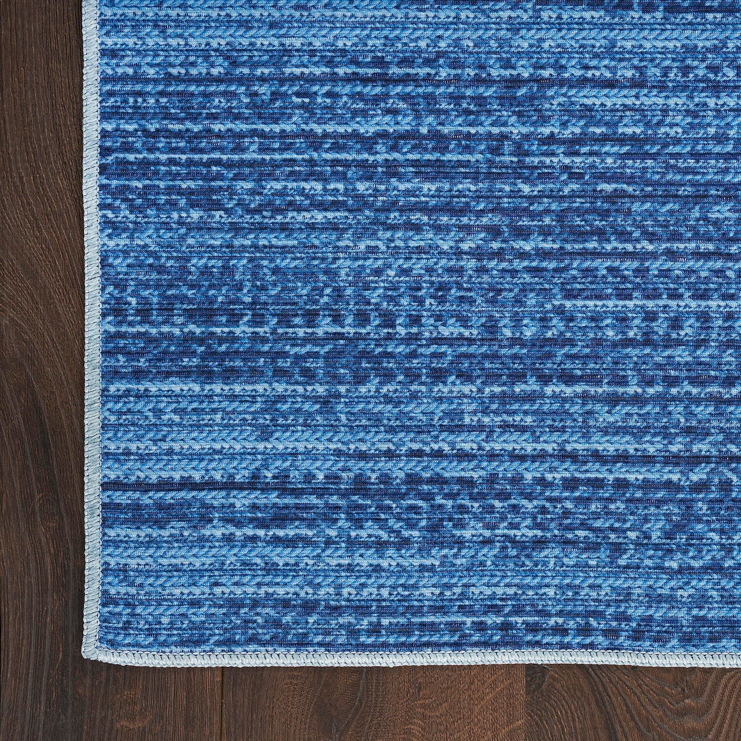 Nourison Home Nourison Washables Blue 8' x 10' Area Rug - Easy Clean, Non Shedding, Bed Room, Living Room, Dining Room, Kitchen (8' x 10')