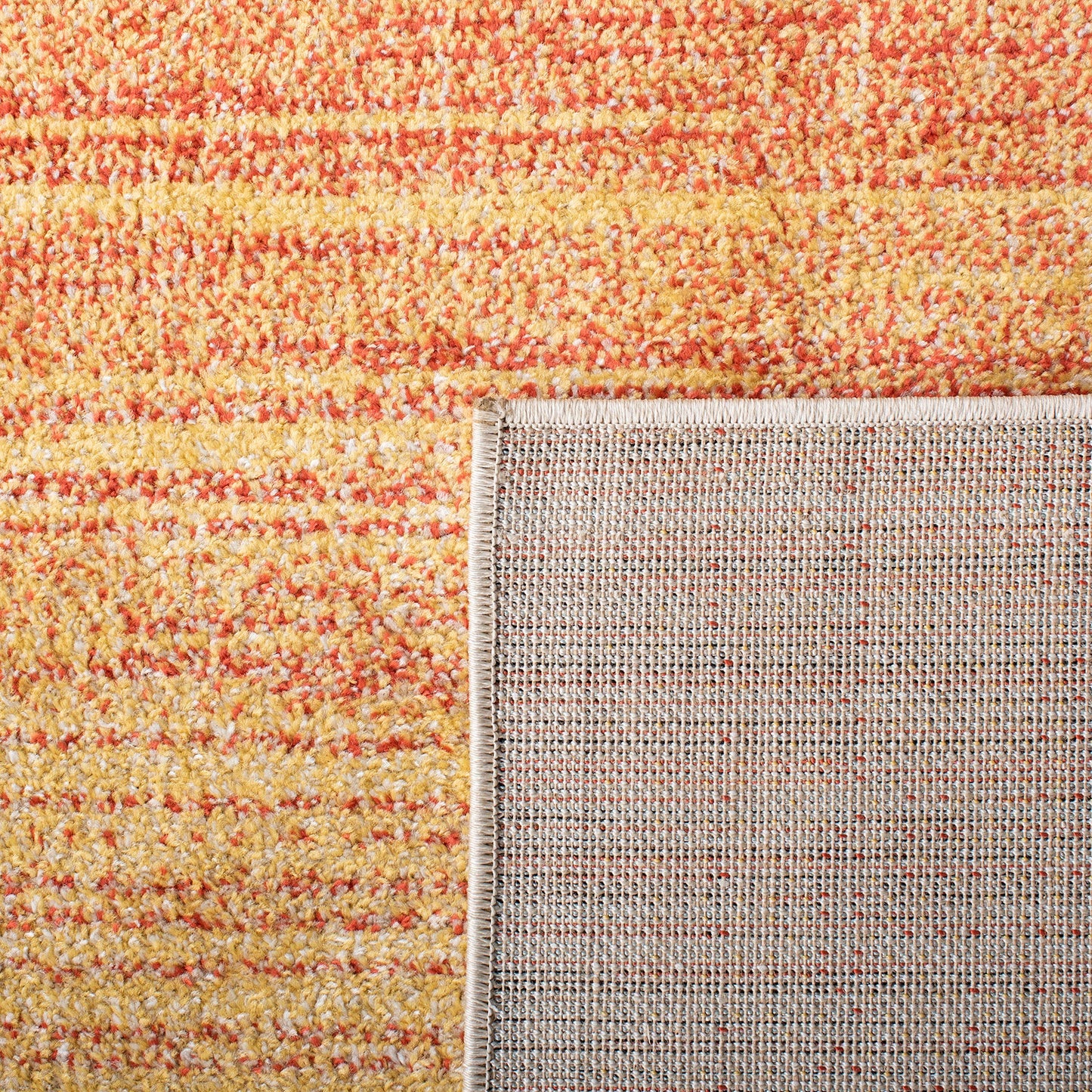 SAFAVIEH Area Rug 8x10 - Adirondack Collection - Large - Orange & Red, Modern Ombre Design, Non-Shedding & Easy Cleaning, Ideal for Living Room, Bedroom, Office, Dining Space (ADR142P)
