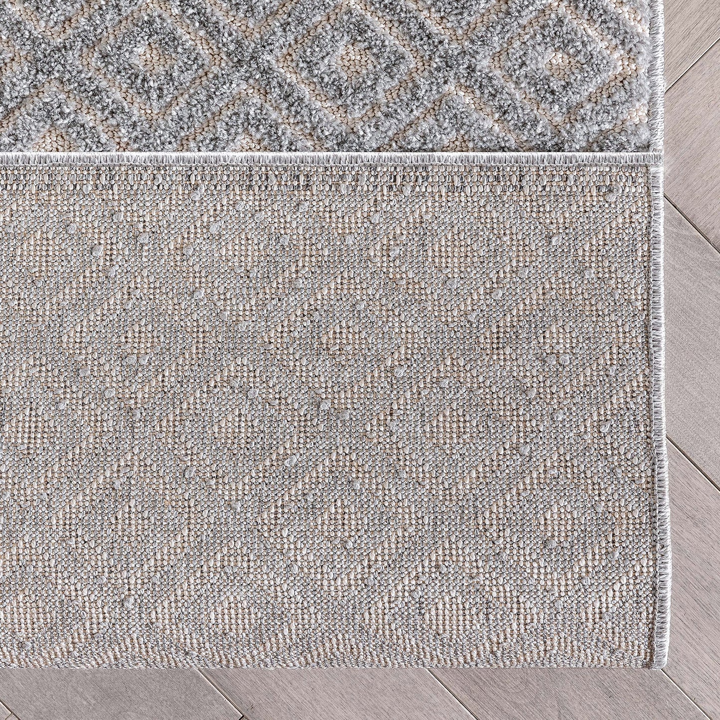 Well Woven Custom Size Runner - Choose Your Length - Piano Charcoal Grey Tribal Diamond Geometric 27 Inches Wide x 25 Feet Long Runner (27" x 25' Runner) Feet Long Rug